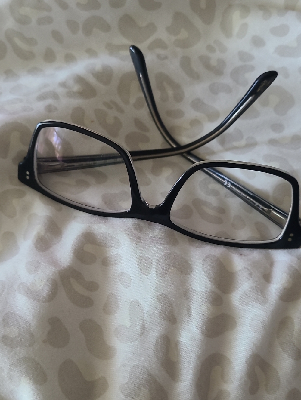 Ray-Ban Black Rectangular Women's Glasses
